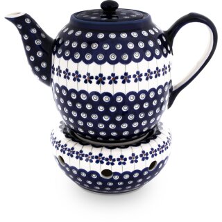 Unikat Geschenk Teekanne 1,4 Liter aus Bunzlauer Keramik Handarbeit nk3204 
