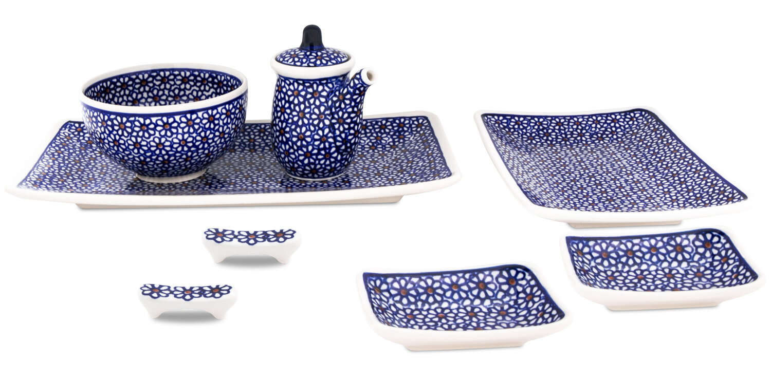 Sushi Geschir Set 8teilig für 2 Personen Dekor 120, 104,99