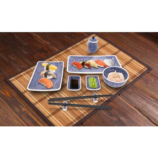 Bunzlauer Keramik Sushi-Set 8-teilig, Dekor 120