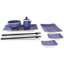Bunzlauer Keramik Sushi-Set 8-teilig, Dekor 120