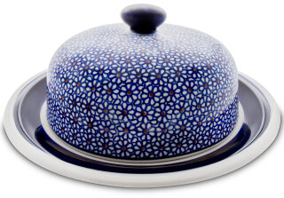 Big Ø 20,0 cm cheese dome / butter dish for butter rolls, Pattern 120