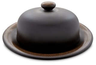 Big Ø 20,0 cm cheese dome / butter dish for butter rolls, Pattern ZACIEK