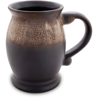 Beer mug, Ø 9.3 cm, H = 14.2 cm, V = 0.65 litres, decor ZACIEK brown