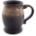 Beer mug, Ø 9.3 cm, H = 14.2 cm, V = 0.65 litres, decor ZACIEK brown