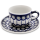 210 ml cup with saucer, diameters 9.00/16.00 cm, heights 6.6/1.8 cm, in Decor 8