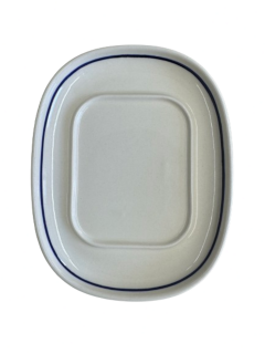 Saucer for butter dish for 250g, oval GU-1394 Décor 8, 41, 42