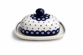 Kleine Butterdose oval für 125g (1/2 Stück Butter) Dekor 28