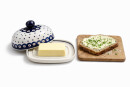 Kleine Butterdose oval für 125g (1/2 Stück Butter) Dekor 28
