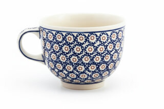 Bunzlauer Keramik 500 ml Jumbotasse Ø12,0 cm, H 9,1 cm Dekor 4