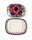 Kleine Butterdose oval für 125g (1/2 Stück Butter) Dekor 149-ART