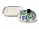 Kleine Butterdose oval für 125g (1/2 Stück Butter) Dekor 1208
