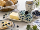 Kleine Butterdose oval für 125g (1/2 Stück Butter) Dekor 1208