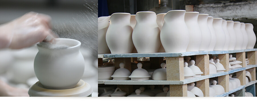 Bunzlauer Keramik entsteht in traditioneller Handarbeit