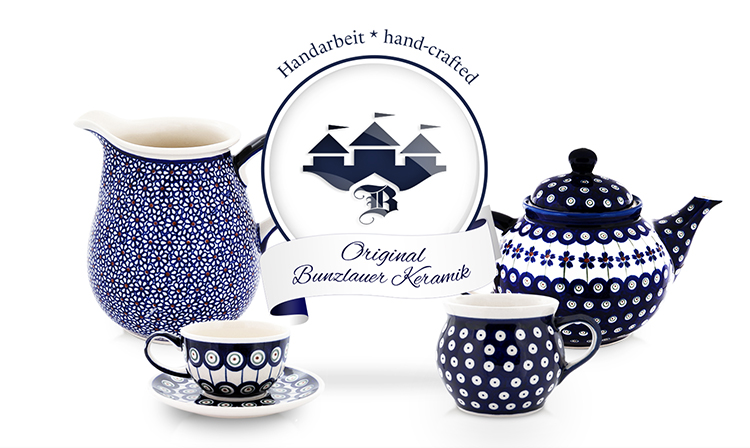 Bunzlauer Keramik Pot en céramique avec couvercle Motif 42 4,5 l 